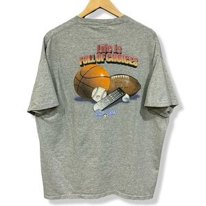 Vintage Big Dogs Life Is Full Of Choices Sports T-Shirt